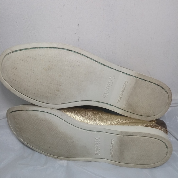 SPERRY TOP SIDER GOLD CREPE WOMEN'S OXFORD SHOES. - Picture 5 of 8